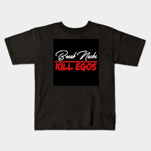 Break Necks / Kill Egos JDM Funny Racing Drifting Art Kids T-Shirt